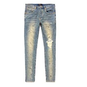 Men’s purple brand skinny jeans